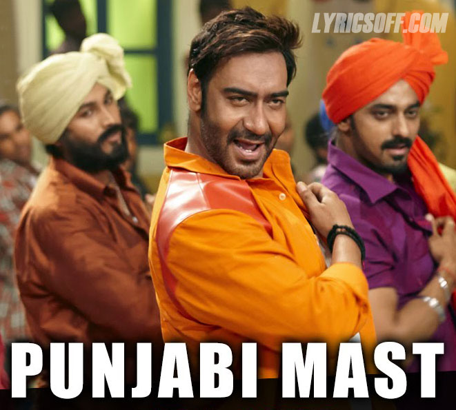 Surya Ast Punjabi Mast Lyrics - Action Jackson